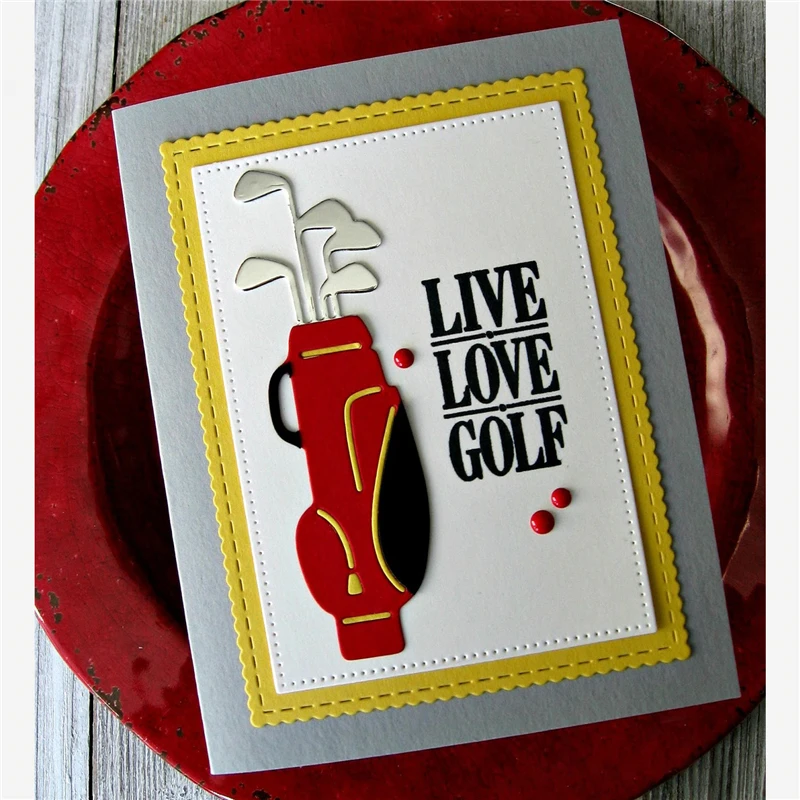 

CJCrafts Basic New Golf Bag Cutting Dies 2019 Metal Cutting Dies for Scrapbooking DIY Album Paper Craft Diecuts Stencil Decor