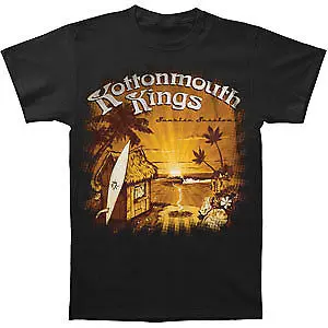 Kottonmouth Kings Для Мужчин's Восход Shack Slim Fit Футболка средний черный | Мужская одежда