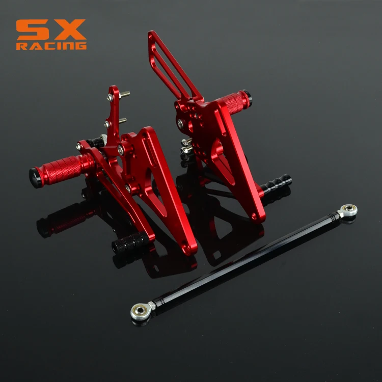 

Motorcycle Aluminum adjustable Billet Foot Pegs Foot Pedals Rest For HONDA CB400 VETC SPEC 2008