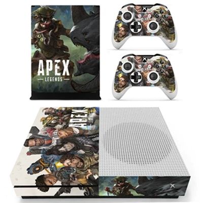 Новые игры APEX легенды кожи наклеивающиеся Переводные картинки для детей Xbox One S консоли Пульты ДУ для игровых приставок виниловые наклейки защитная крышка - Цвет: YS-xboxoneS-2034