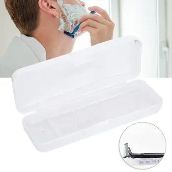 

Portable Travel Shaver Plastic Transparent Storage Carry Box Case Lidded Small Plastic Boxes for