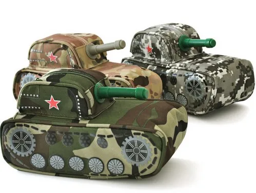 

Creative Tank Shaped Modeling Cool Stationery Pencil Case Large Capacity Pen Bag Pouch Storage Box Students Prize with Code Lock