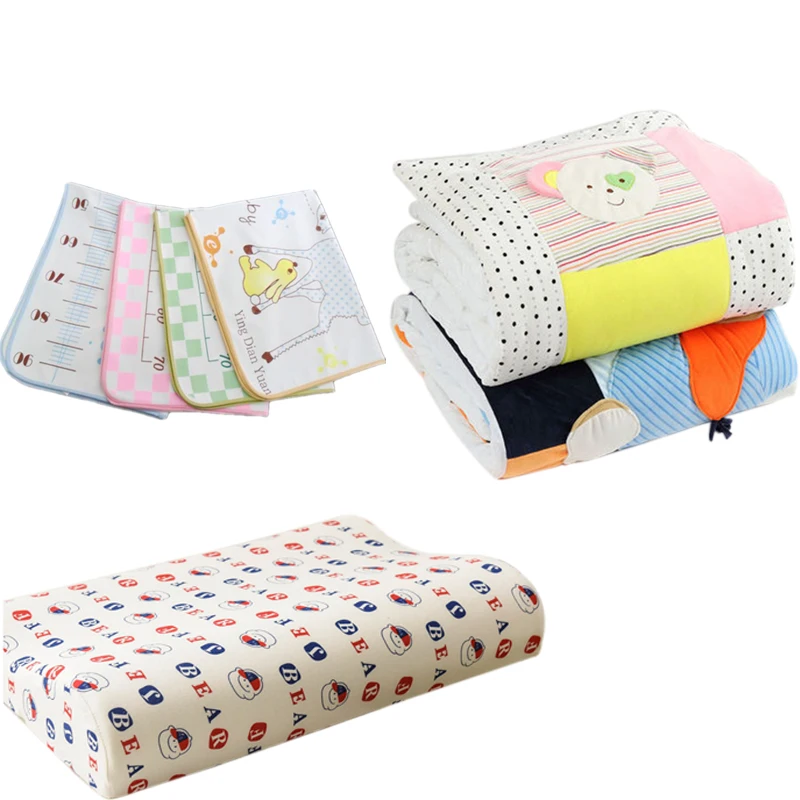New comfortable Baby bedding set of three pieces Urine separating mattress quilt pillow | Мать и