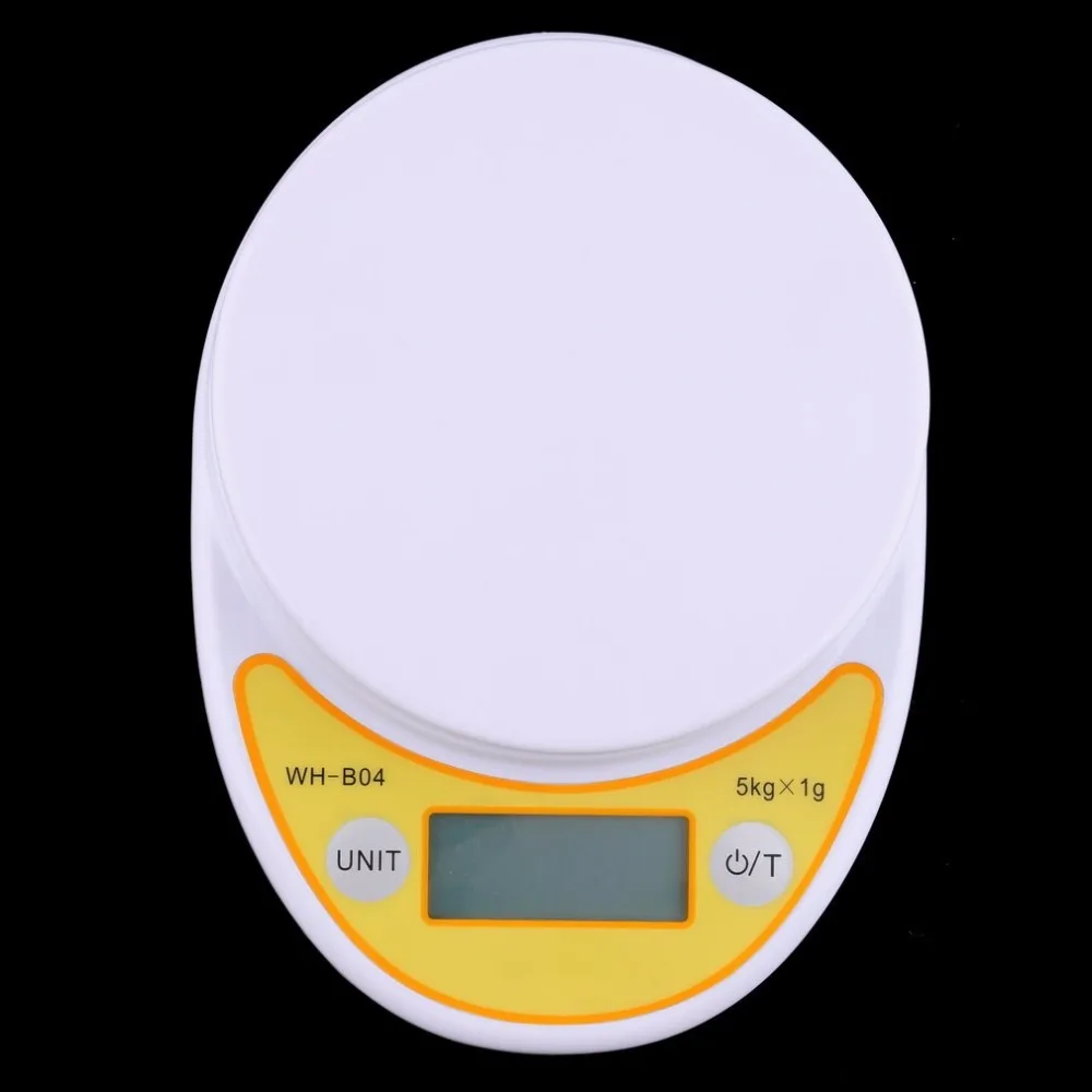 5 кг/1 г ЖК-цифровые электронные весы для взвешивания пищевых продуктов