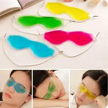 1 шт. гелиевая маска для глаз горячее холодное охлаждение успокаивающие усталые глаза и головная боль расслабляющий коврик случайный цвет горячий