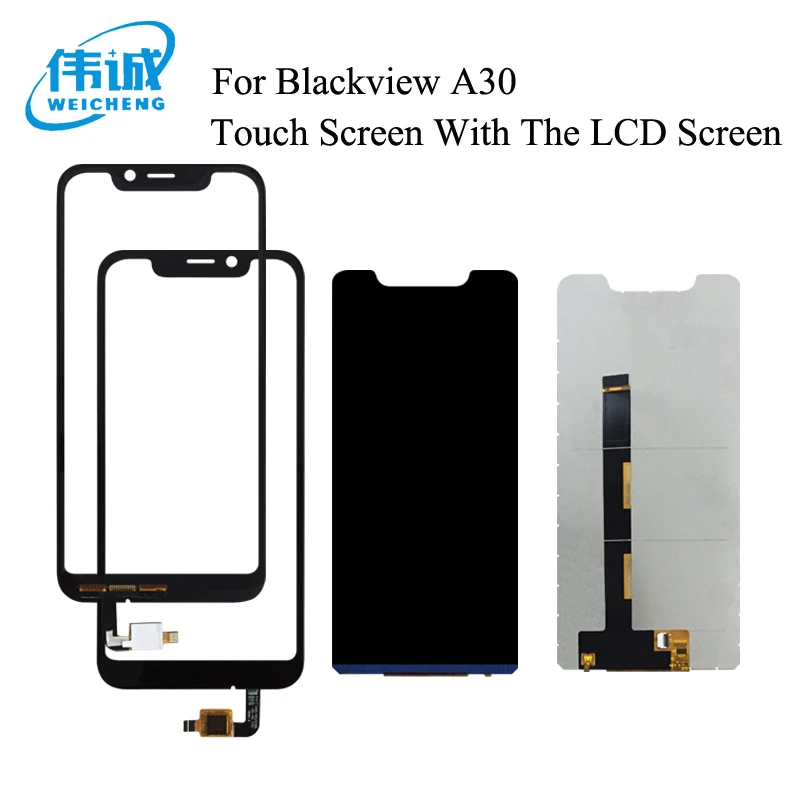 ЖК дисплей WEICHENG Blackview A30 и фото замена с инструментами для + Бесплатные