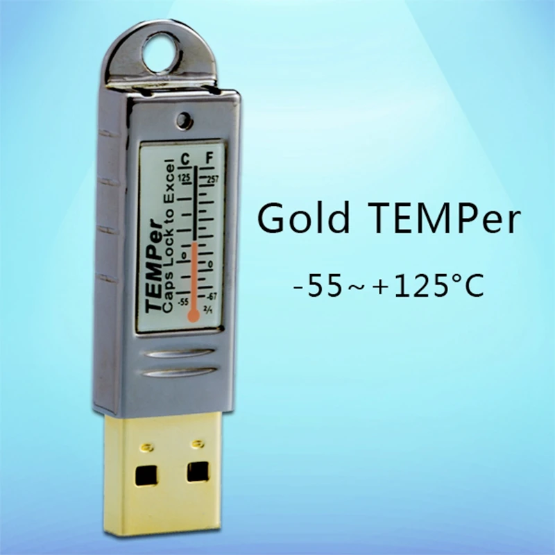 USB термометр для ПК 55 ~ 125C водонепроницаемая ферма теплица внутренний датчик