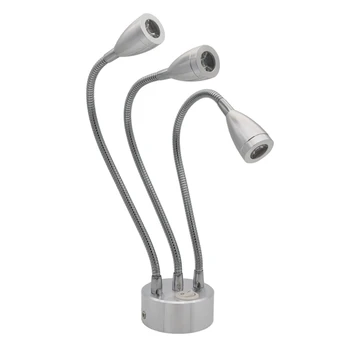 

3 head recharging flexible tube cabinet lamp ,hose battery lamp , 3W 9W switch desk ,ceiling,glass wireless accent spot lamp