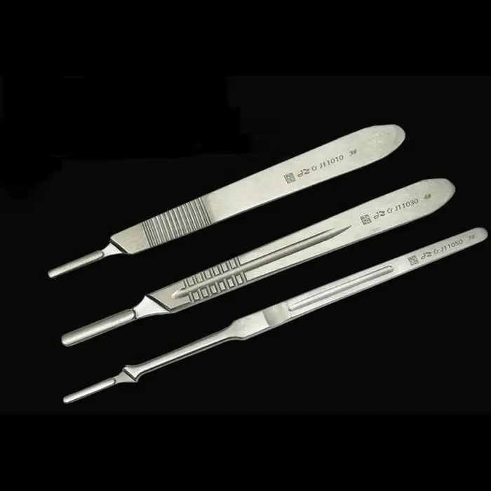 1PCS 3 4 7 Stainless steel high quality JZ hilt Surgical Blade