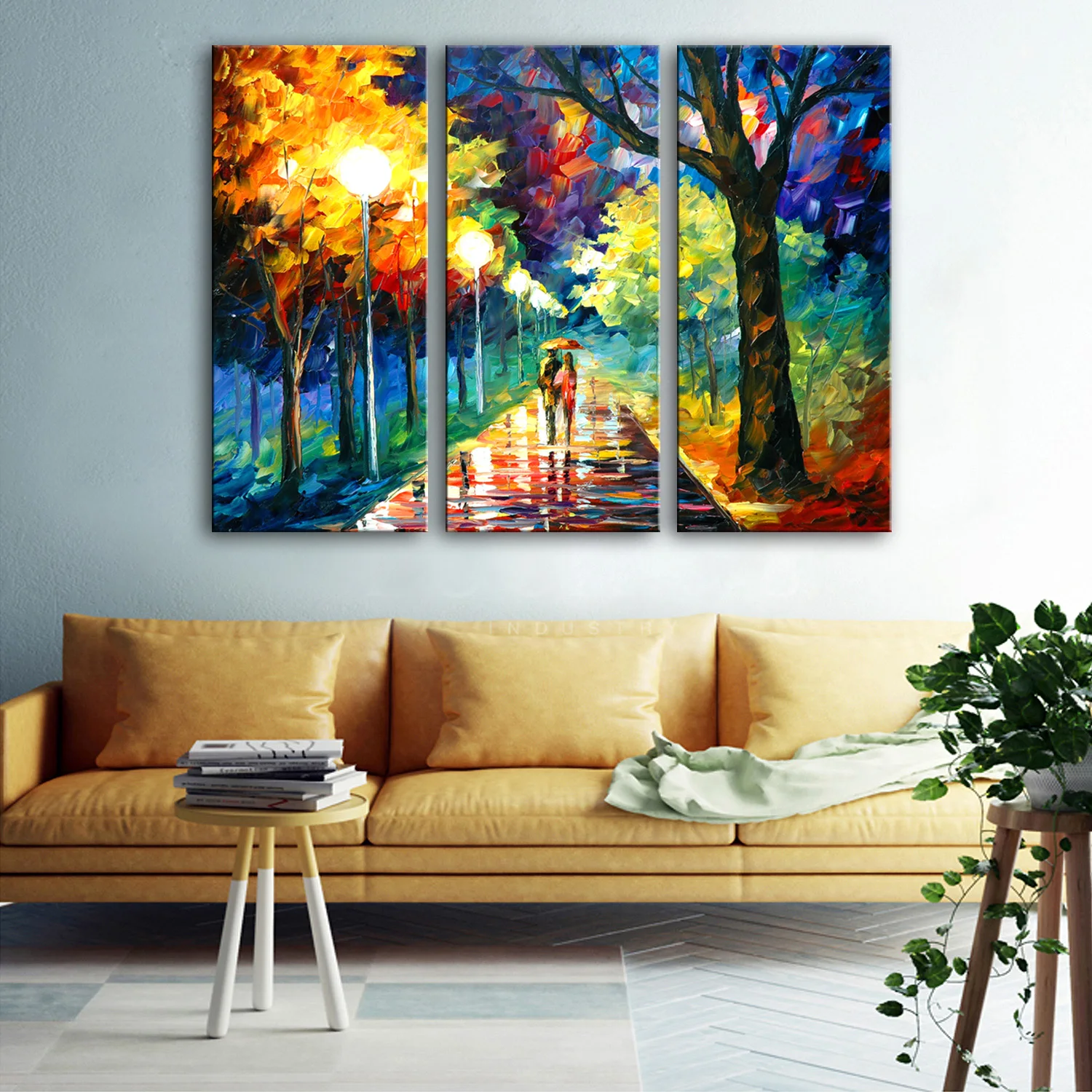 

Drop Shipping 3pcs HD Canvas Print Home Decor Wall Art Painting Modular Wall Pictures for Living Room Abstract Home Decoration