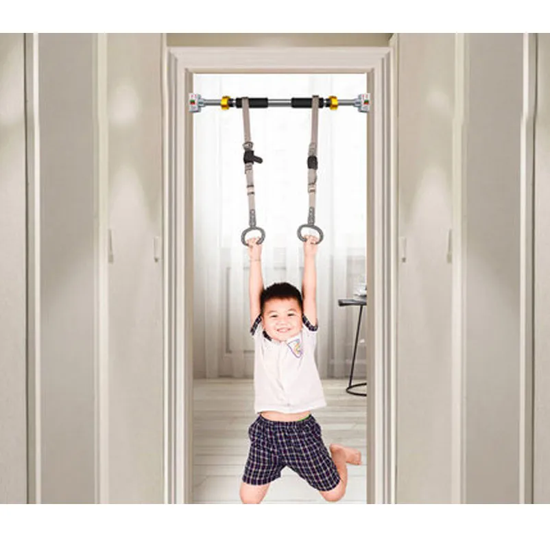 

Children fitness ring for home horizontal bars pull-ups shoulder joint training for kids height increasing gymnastic rings