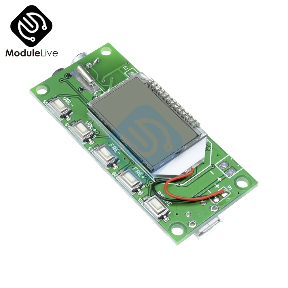 DSP& PLL 87-108MHZ lcd FM Радио беспроводной микрофон стерео передатчик/модуль приемника горячая Распродажа бренд