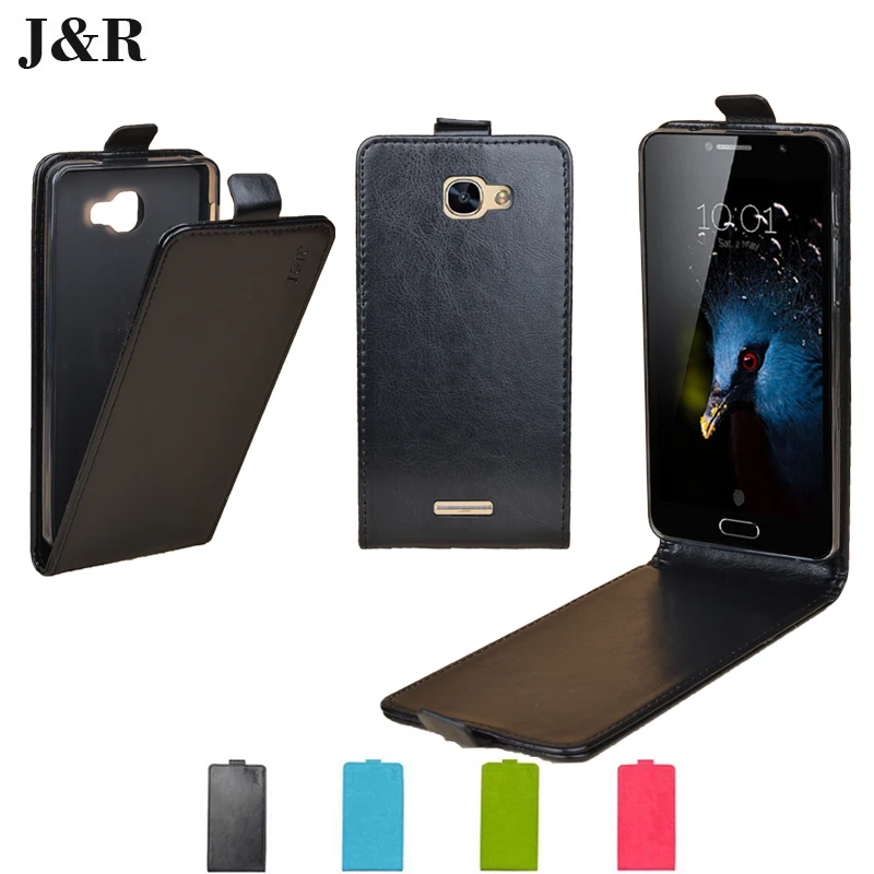 J & R для Alcatel Flash Plus 2 Чехол из искусственной кожи чехол 5 "флип вертикальный