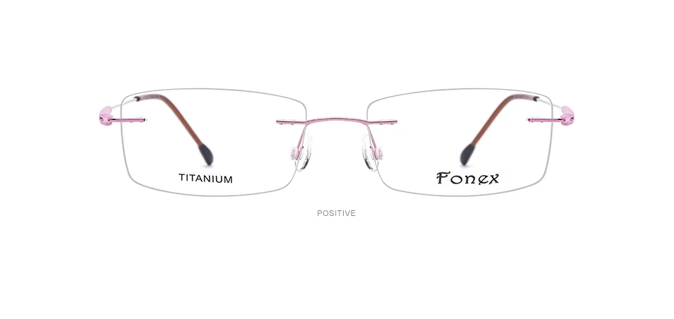Очки без оправы, оправа для мужчин, титановый сплав, TR90, рецепт, близорукость, оптические очки, оправа для женщин, корейские Безвинтовые очки 7020