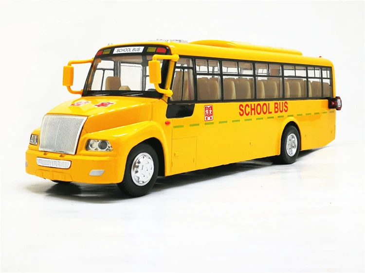 Высокая симуляция 1:32 Масштаб сплав школьный автобус модель детский автобус игрушки Металлическая Модель автомобиля детские игрушки коллекция