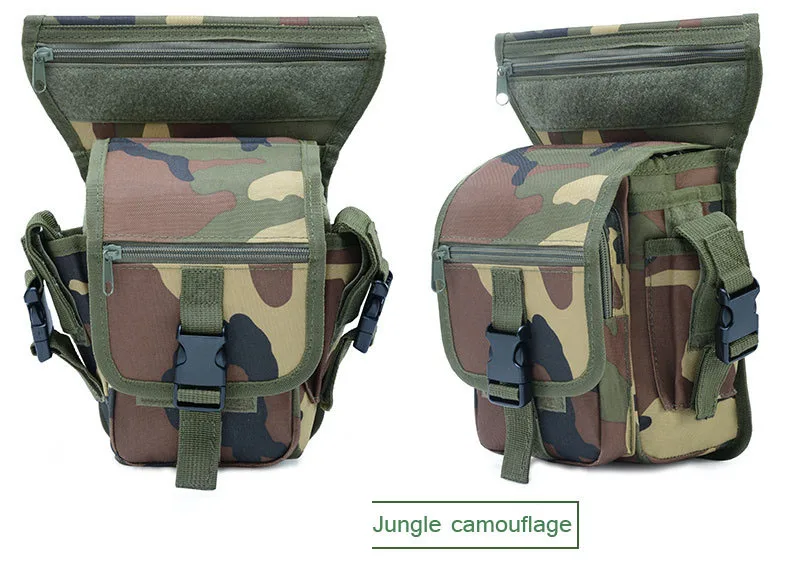Тактическая поясная сумка, сумки для ног, инструмент для кемпинга, походов, треккинга, военная сумка на плечо, нейлоновая многофункциональная сумка, 10 л - Цвет: forest camo