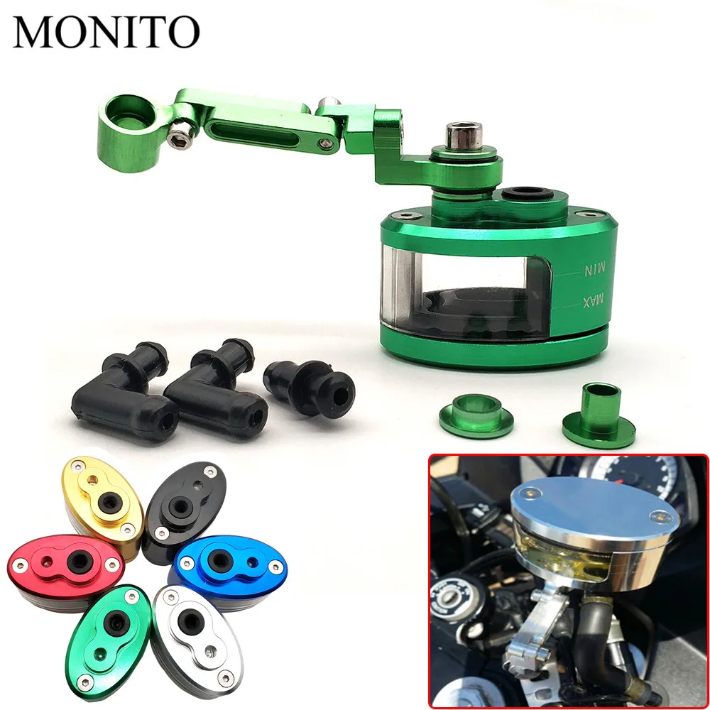 

Universal Motorcycle Front Brake Clutch Reservoir Oil Fluid Cup Bracket For KAWASAKI KLX KX 65 85 100 125 250 250F 450F KLX125
