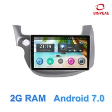 10 1 Android 7 0 Car DVD Multimedia Player GPS For honda fit jazz 2008 2009