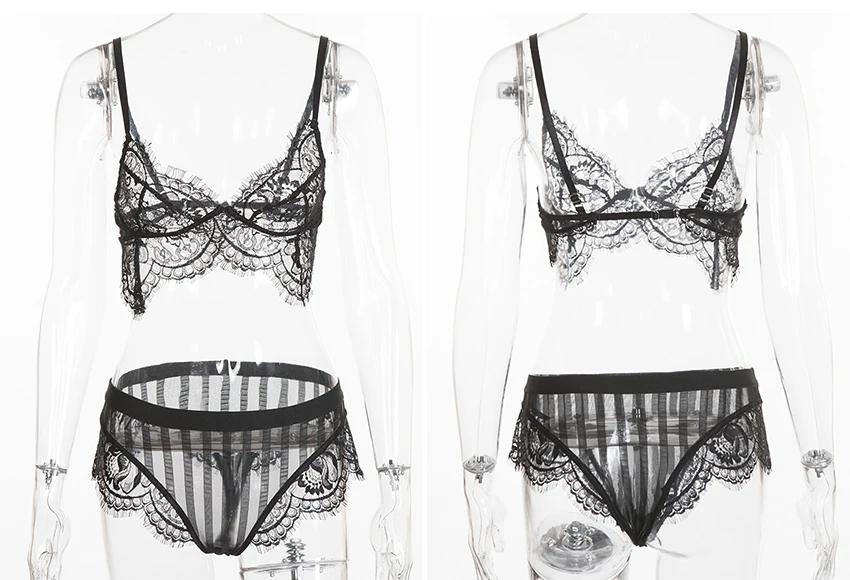 Gagaopt 2018 Sexy Lace Bra Set Ladies Floral Embroidery Elegant Push Up Lingerie Set Women Underwear Set (Bra + Panties) Gagaopt 2018 Sexy Lace Bra Set Ladies Floral Embroidery Elegant Push Up Lingerie Set Women Underwear Set (Bra + Panties)