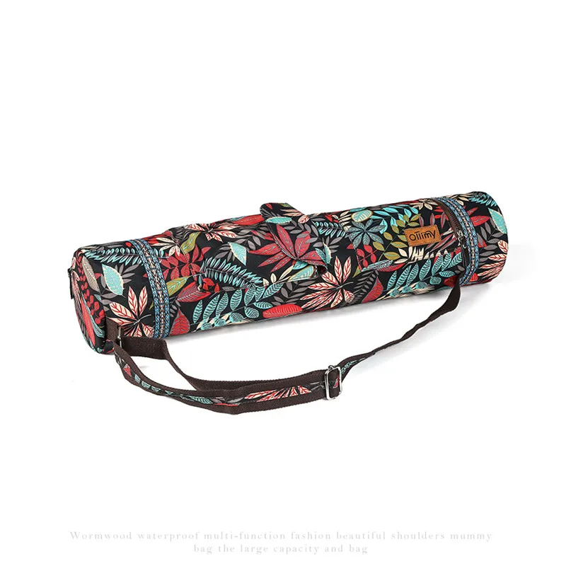 Printed Yoga Bag 71*16*16cm Yoga mat Bag Exersice Mat Bag Pilates Pad Backpack Sports Knapsack Fitness Dance Gymnastics Mat Case