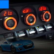 Lsrtw2017 алюминиевый сплав автомобиль кондиционер накладки для тюнинга для subaru brz toyota 86 2013 2014 2015 2016 2017 2018 2019