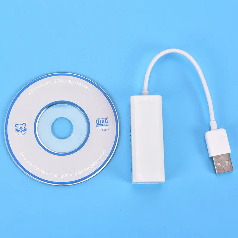 

USB 2.0 to 10/100/1000 Gigabit RJ45 Ethernet LAN Network Adapter 100Mbps XU