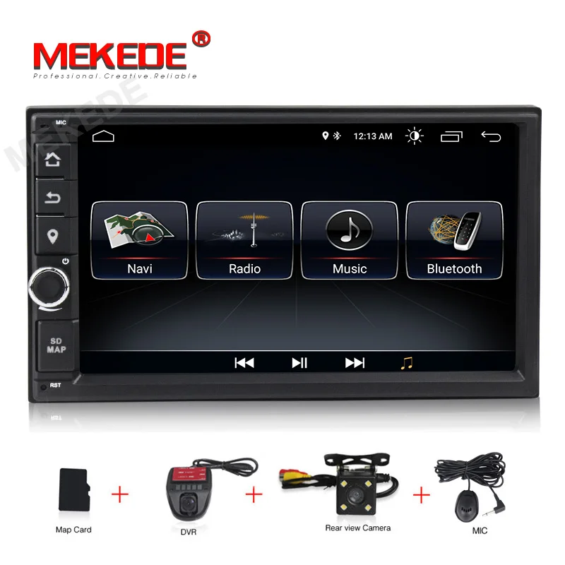 1024x600 2din android 8,1 автомобильный dvd для nissan qashqai x-trail almera Note, Juke Универсальный мультимедийный автомобильный gps-навигатор - Цвет: DVD CAMERA DVR