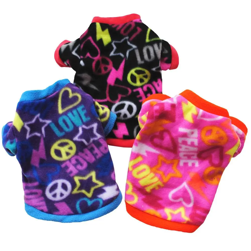 

Puppy Pet Clothes Multicolor Faux Velvet Pullover Sweater Dog Apparel Pet Pullover Dog clothes Pet Hoodies