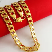 Цена завода латунь длина: 60 см ширина: 10 мм Ювелирные изделия высокого качества реальные цепь хип-хоп рок стиль Золотой Позолоченный