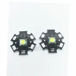 5 шт. Cree XLamp XML T6 10 Вт LED белый Цвет светодиодный излучатель с 20 мм Star Охладитель для фонарика DIY