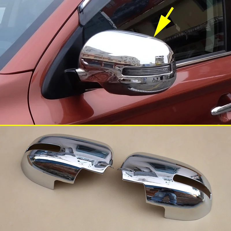 Хромированная Крышка Накладка для Mitsubishi Outlander 2013 2018 боковые зеркала заднего вида