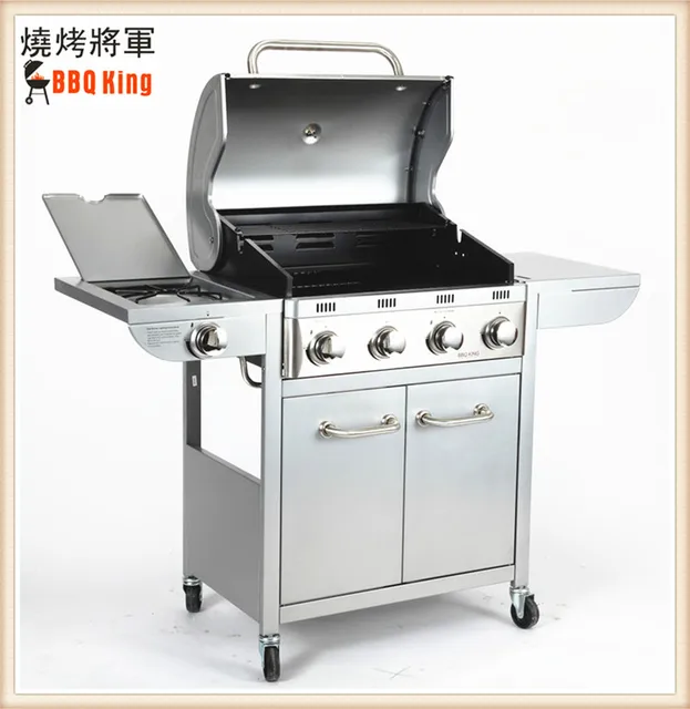 Exported to Britain super quality lava rock stainless steel gas BBQ