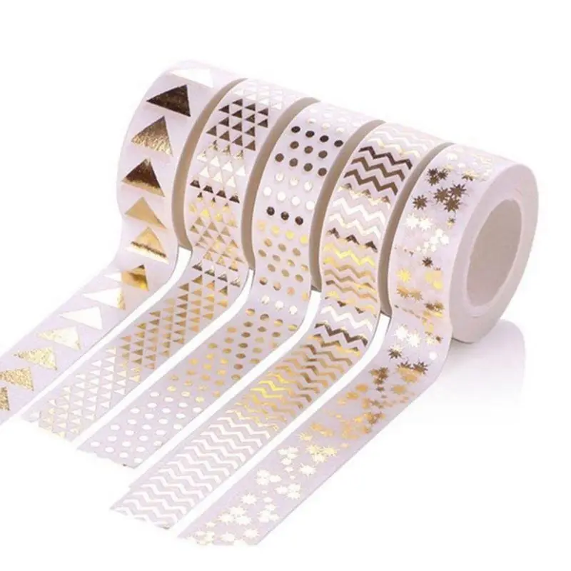 

Decorative Rainbow Adhesive Tape Paper Washi Masking Tape Adhesive Tape DIY (Style 4)