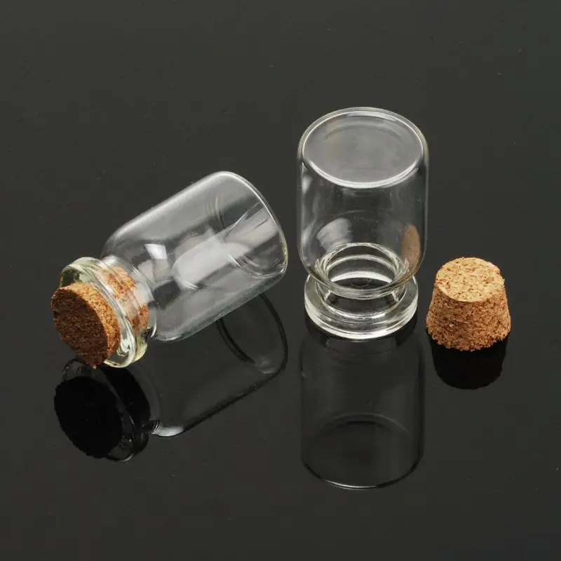 35Mm Altezza Piccolo Sereno Vuota Wishing Bottiglia Di Vetro Messaggio Fiala Con Tappo In Sughero Carino Containers-10022552