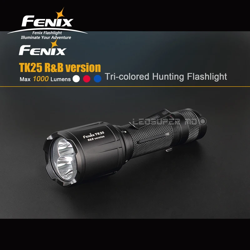 Новинка Fenix TK25 R & B Max 1000 люмен трехцветные Охота фонарик для большинства Тактический требования