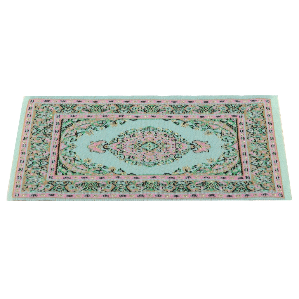 12th пол покрытия турецкий стиль ковры Вышивка Ткань коврики для куклы дом номер садовый декор