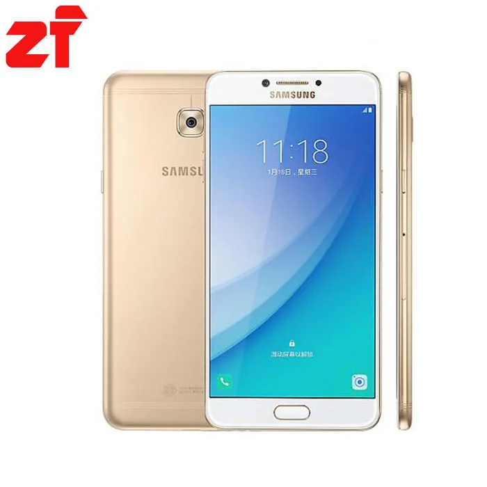 Оригинальный смартфон Samsung Galaxy C7 Pro C7010 4 Гб ОЗУ 64 ПЗУ Восьмиядерный две sim-карты 5 7
