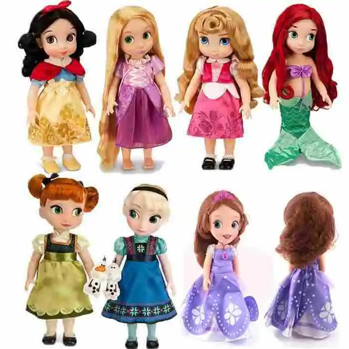 

Snow Queen Boneca Sofia the first princess Cinderella doll toy Sofia princess Mermaid Anna Elsa for baby toy dolls