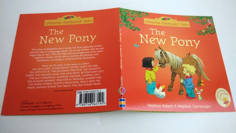 Educativos para Crianças Livros Conjunto Usborne História Imagem Farmyard Contos Bebê Famoso Inglês Livro Brinquedos 15x15 cm 20 - 26 Computers & Electronics