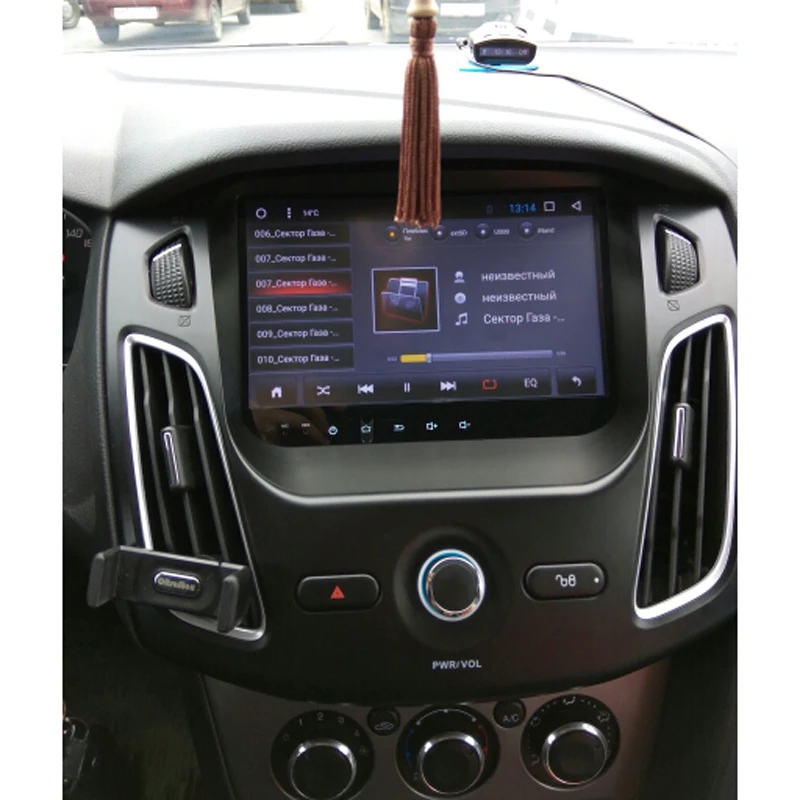 Clearance HACTIVOL 9" Quad core car radio gps navigation for Ford Focus 2012 android 7.0 car DVD video player with 1G RAM 16G ROM 5