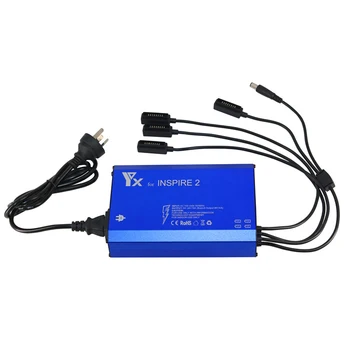 

5 In 1 Intelligent Inspire 2 Charger for Battery Remote Controller Smart Fast Charging Hub for DJI Inspire 2 Drone Spare Parts