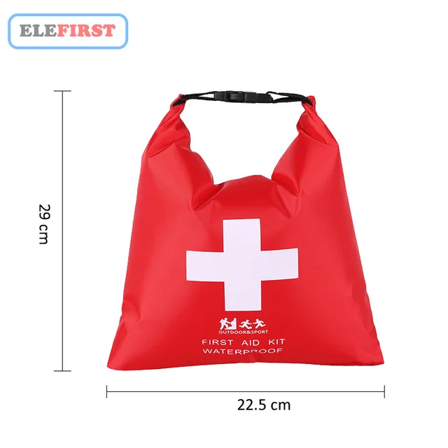 Portable Waterproof First Aid Kit 1.2L Bag Emergency Kits Case Only For Outdoor Camp Hiking Sports Travel Emergency Accessories 2