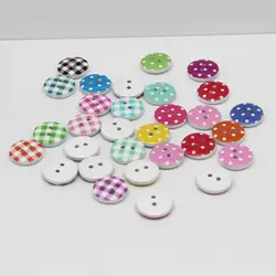 50 шт./лот 15 мм круглые деревянные ButtonsMini миниатюрные пуговицы швейные инструменты декоративные кнопки Скрапбукинг одежды DIY Аксессуары для