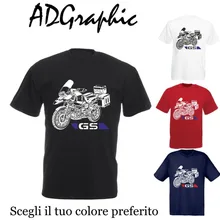 Для мужчин футболка Лето хлопок футболка с короткими рукавами R1150gs R 1150 Gs приключение ADV мотоцикл Motorrad