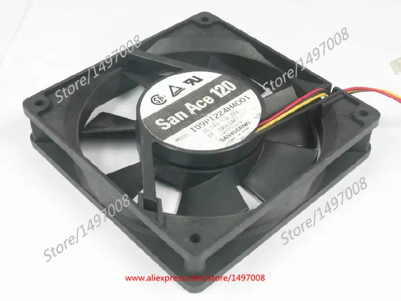 Вентилятор для охлаждения сервера SANYO DENKI 109P1224H4D01 DC 24V 0.24A 120x120x25 мм | Компьютеры и