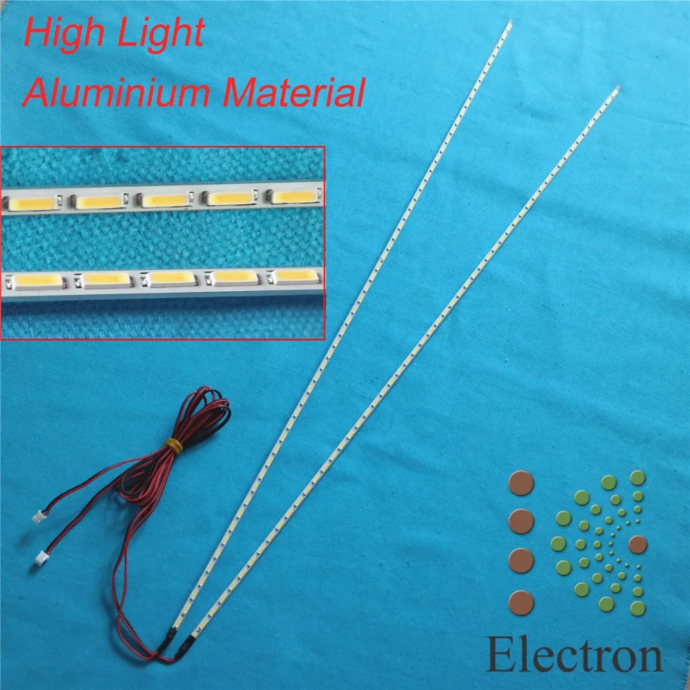 

544mm LED Backlight Lamp strip Aluminum plate w/ Double-sided adhesive 60 leds For 49 inch LCD Monitor High light