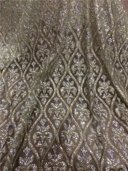 

Most fashion wedding/party French tulle net lace fabric with glitter for making sexy dress UN83(5yards/pc) can make many color