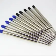 10 шт. Стандартный шариковая ручка заправки перо среднего подходит для всех типов синий и черный