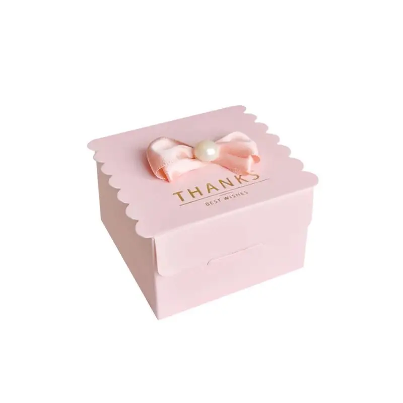 50 шт. Свадебный и подарки логотип коробки конфет Розовый Зеленый Звон индивидуальный тег diy Подарок для гости