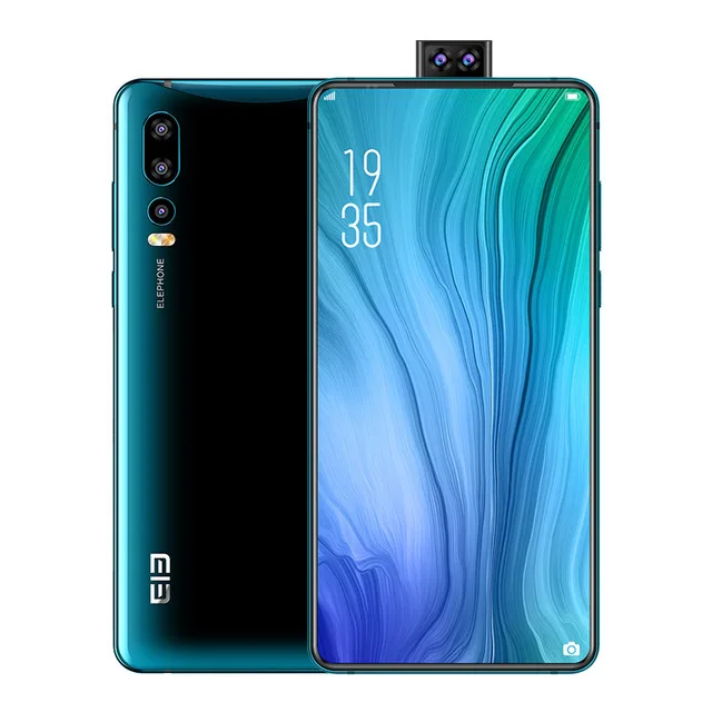 Elephone U2 16MP всплывающая камера 6,2" FHD+ экран Android 9,0 MT6771T Восьмиядерный 4/6GB 64/128GB Face ID 4G мобильный телефон